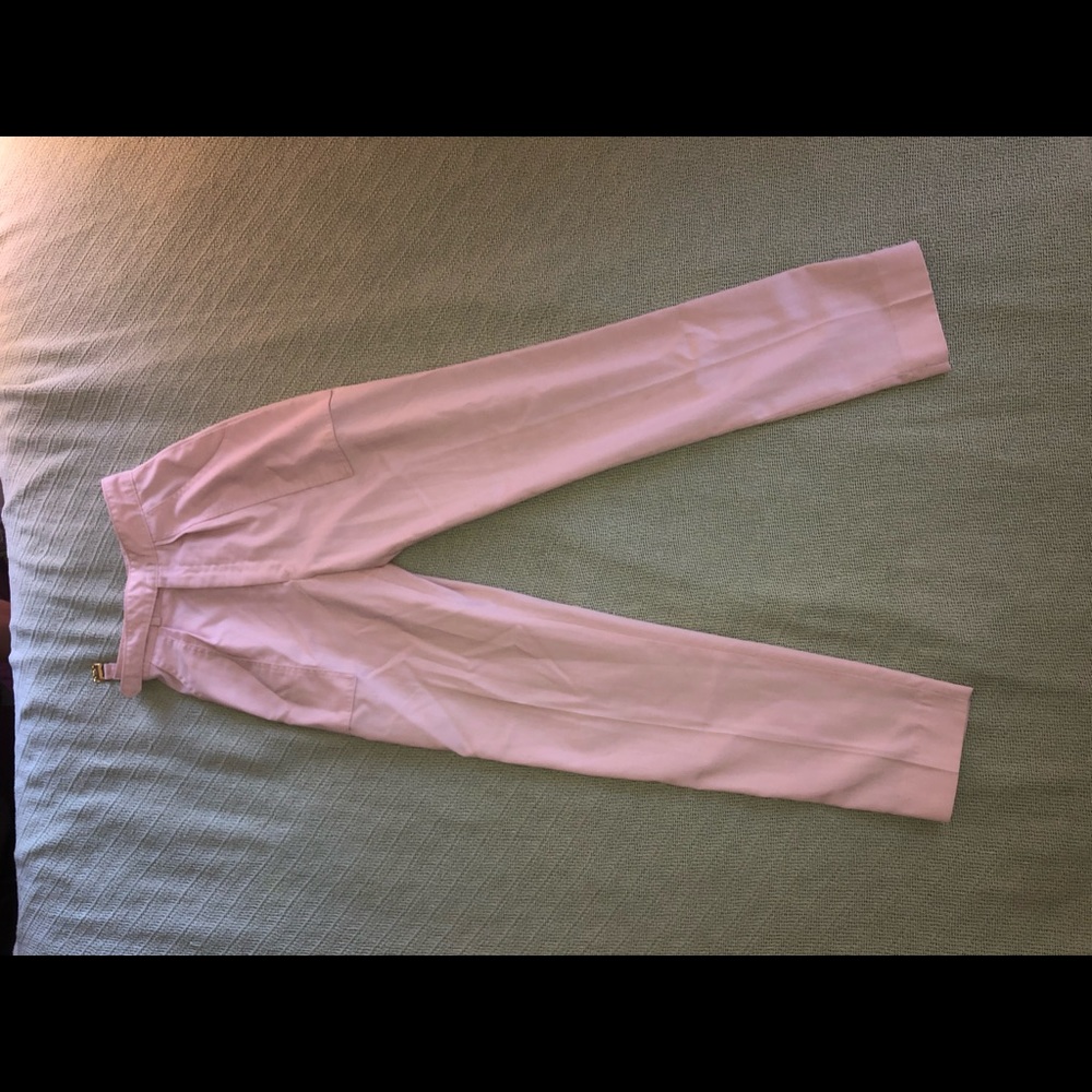 Pink full length pants